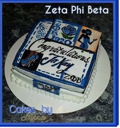 Phi Beta Sigma Birthday Cake