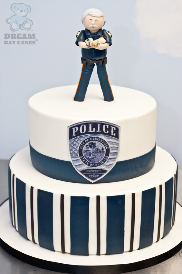 Police Officer Retirement Cake