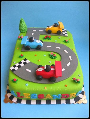 Race Car Birthday Cake