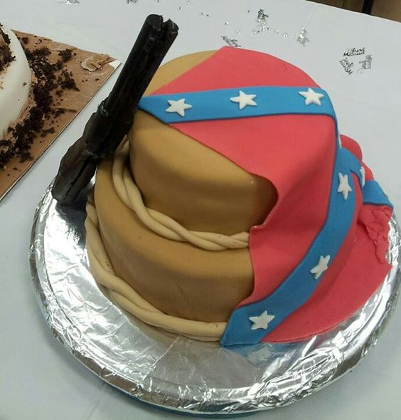 Rebel Flag Grooms Cake