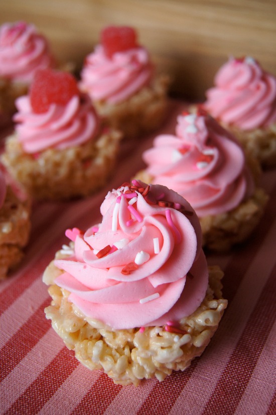 Rice Crispy Treat Cupcakes