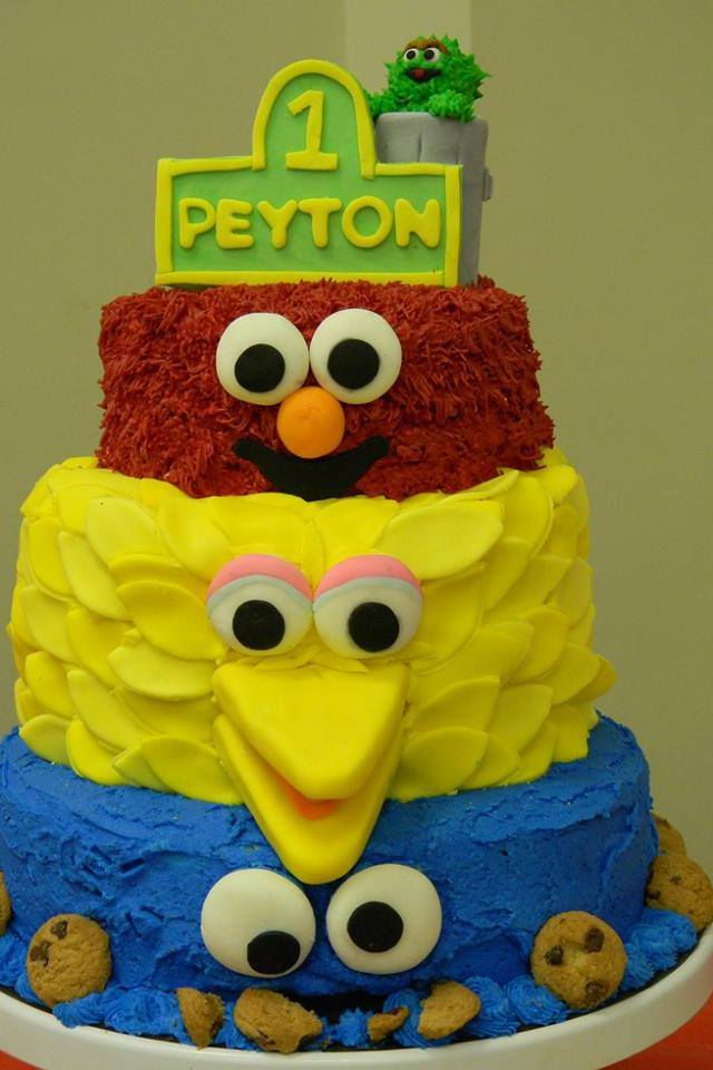 Sesame Street Birthday Cake