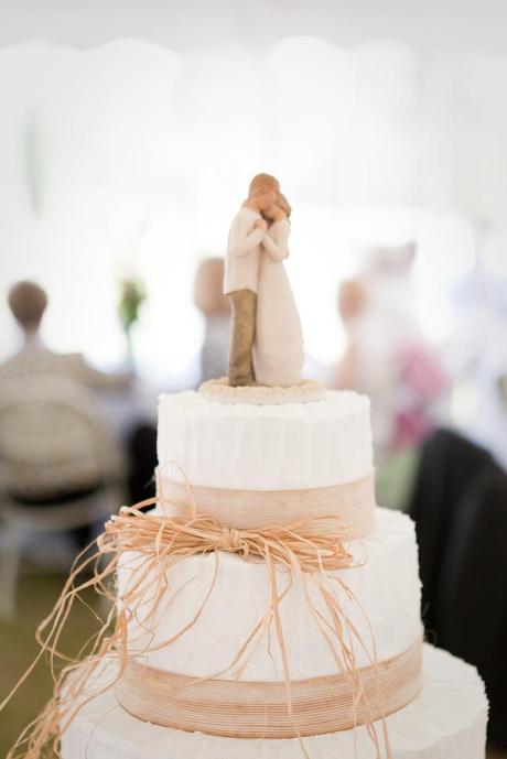 Simple Wedding Cake Topper