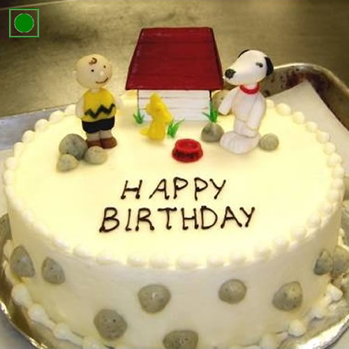 Snoopy Happy Birthday Cake