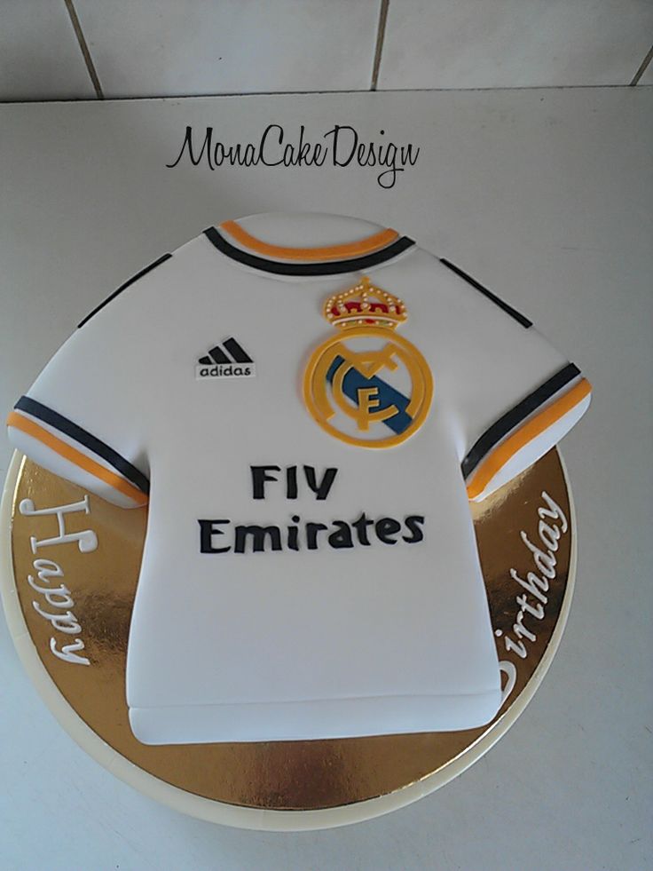 Soccer Real Madrid Birthday Cake