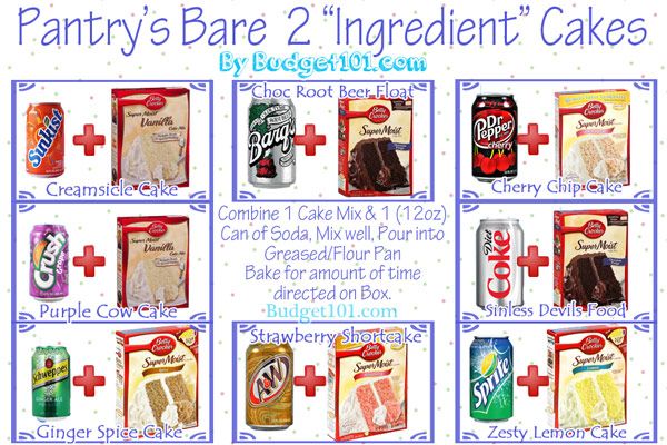 Soda Pop with Cake Mix Recipes