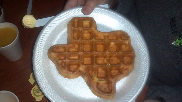 Texas Shaped Pancake