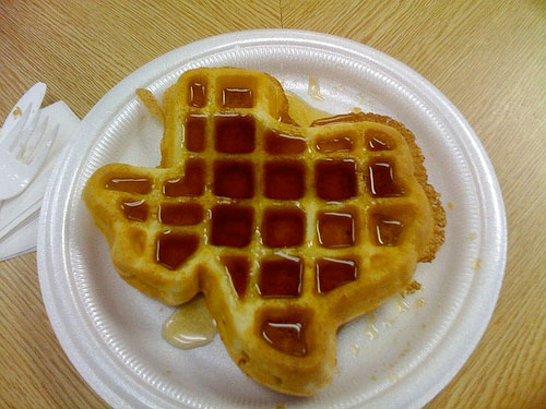 Texas Shaped Waffle Iron