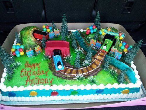 Thomas the Train Birthday Sheet Cakes