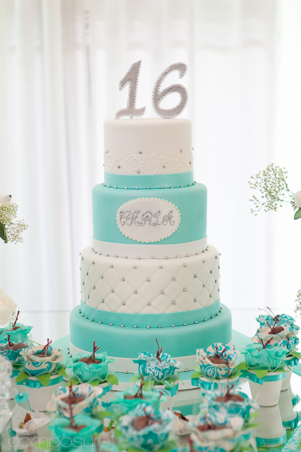 8 Photos of 3 Tier Sweet 16 Birthday Cakes Green Or Blue