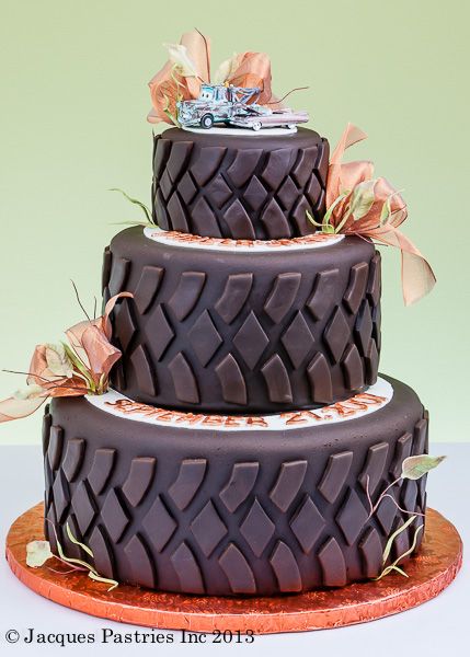 Tire Grooms Cake