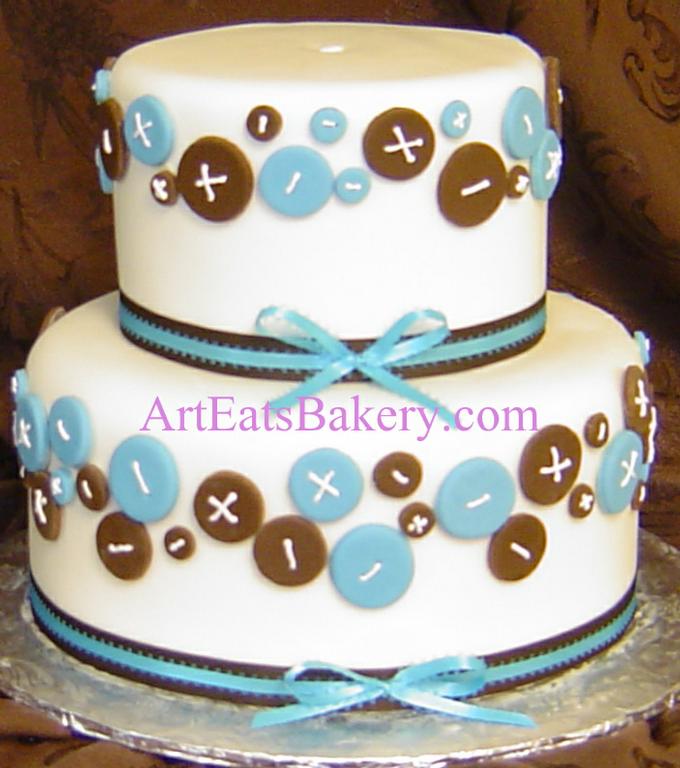 Two Tier Baby Shower Cake