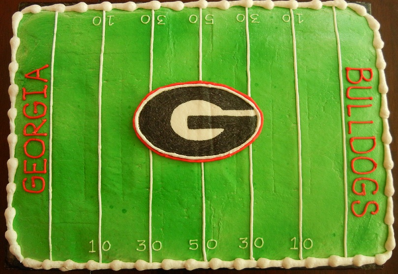 UGA Happy Birthday Cake