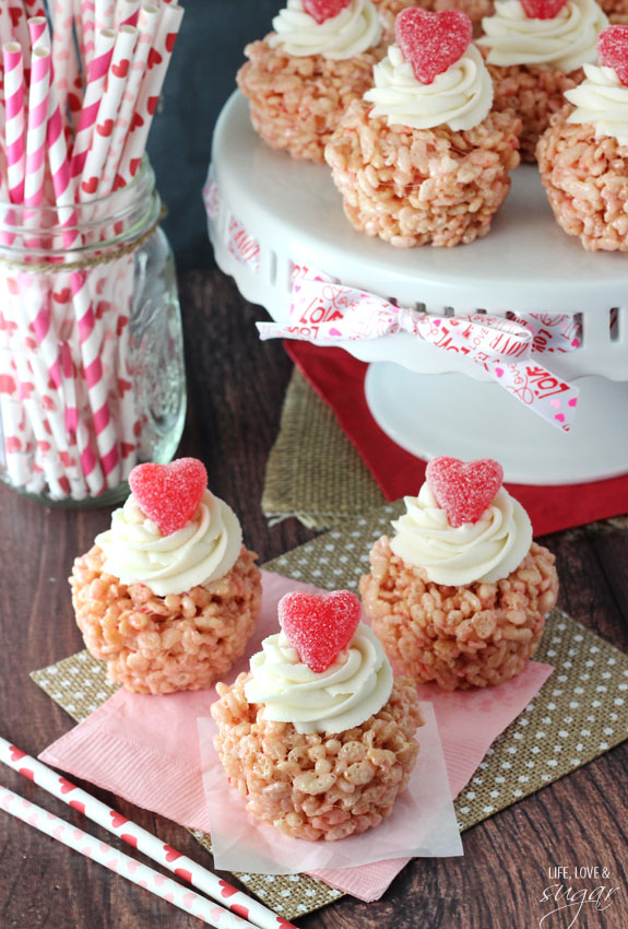 Valentine's Day Rice Krispie Treats