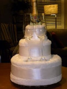 Wedding Towel Cake Ideas