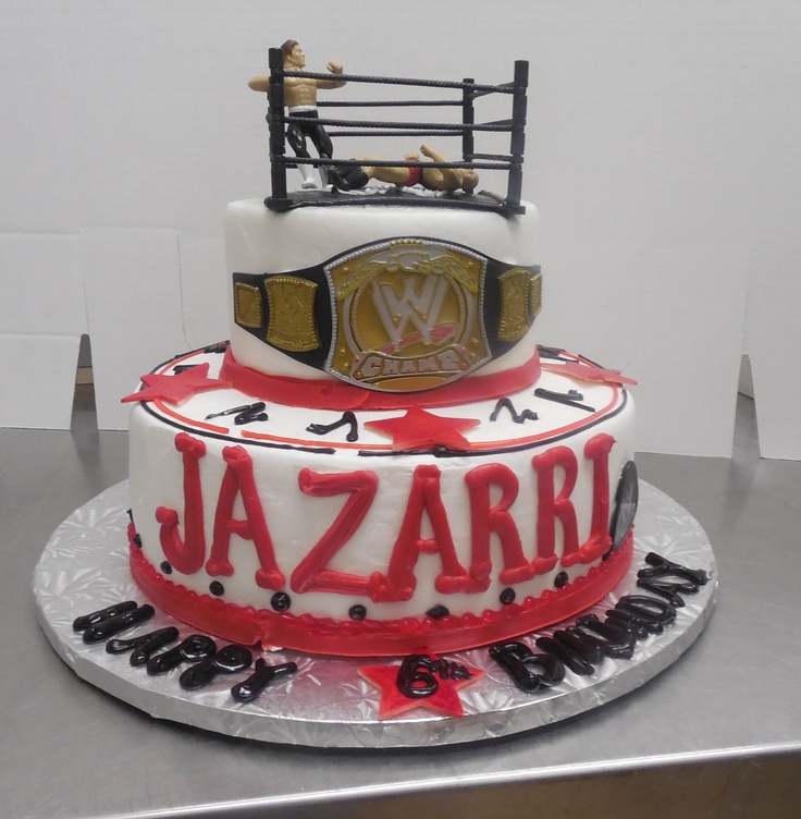 Wrestling Birthday Cakes for Boys