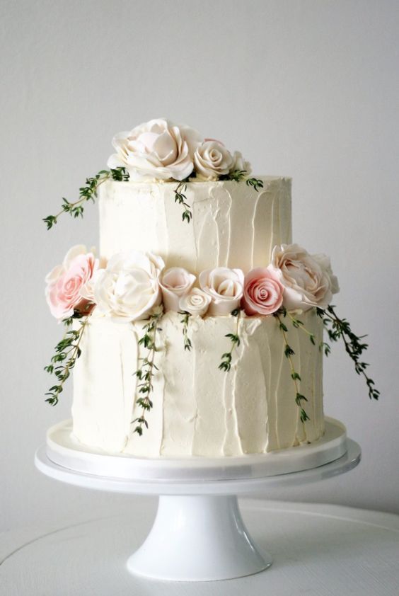 2 Tier Wedding Cake Ideas