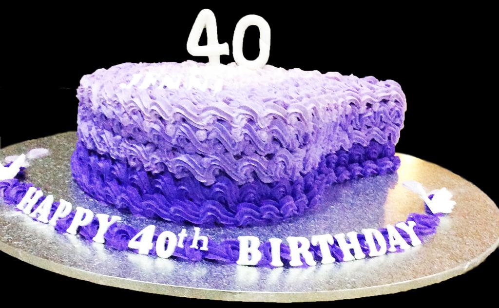 40th Birthday Cake