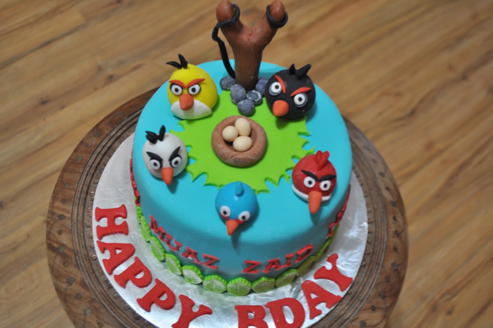 Angry Bird Idea Birthday Cake