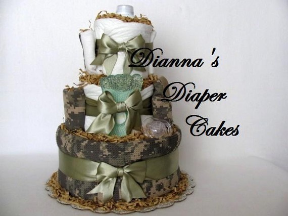 11 Photos of Diaper Cakes Army