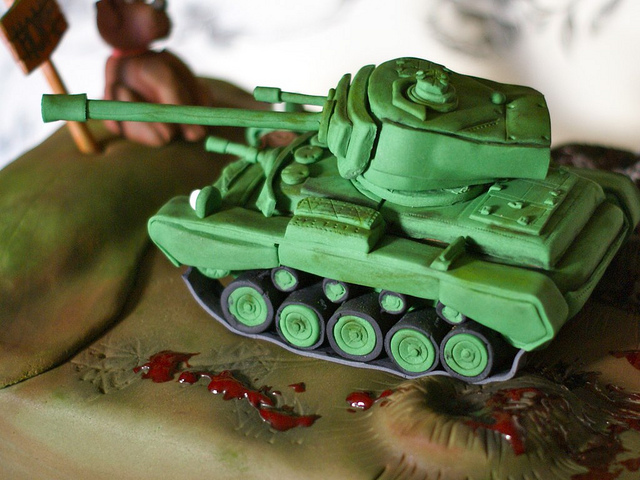 Army Tank Birthday Cake