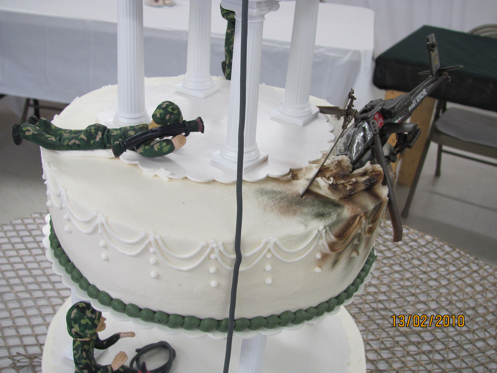 Army Wedding Cake Idea