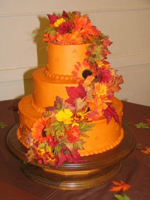 Autumn Fall Wedding Cakes