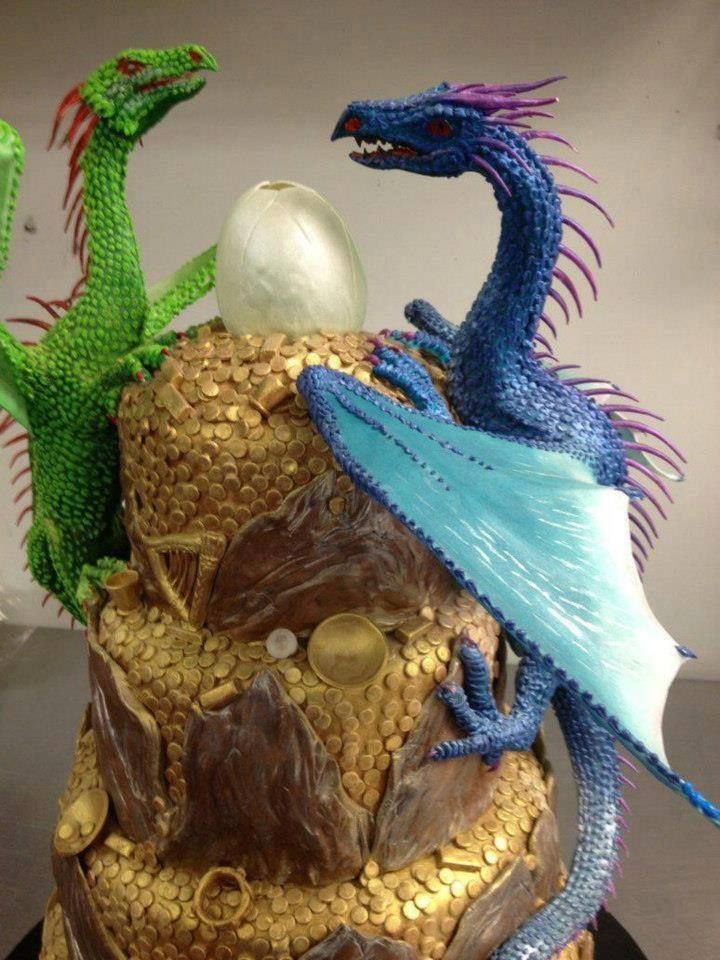 7 Photos of Dragon Groom Cakes