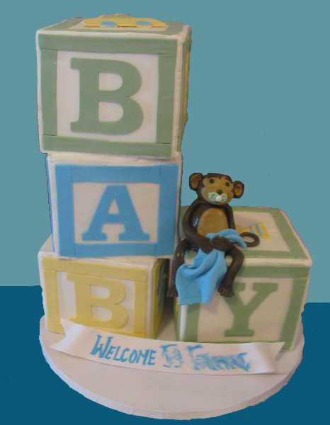 Baby Block Cake