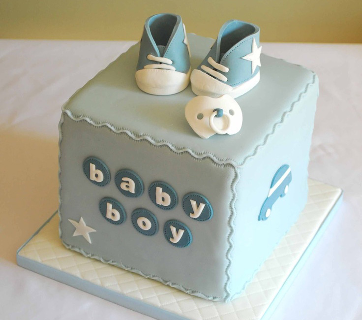 Baby Boy Shower Cake