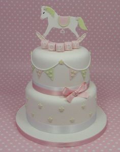 Baby Shower Cake Rocking Horse