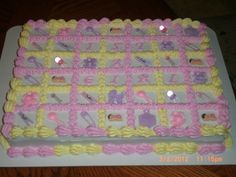 Baby Shower Sheet Cake