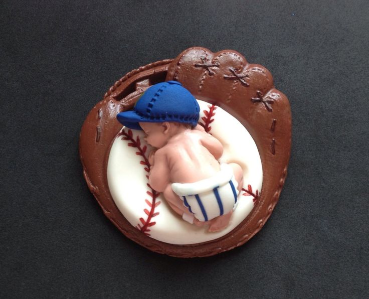 Baseball Baby Shower Cake Topper