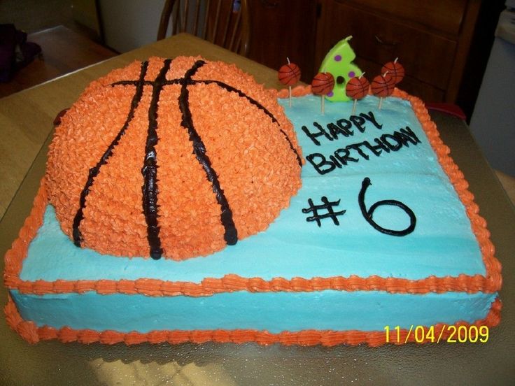 Basketball Birthday Cake