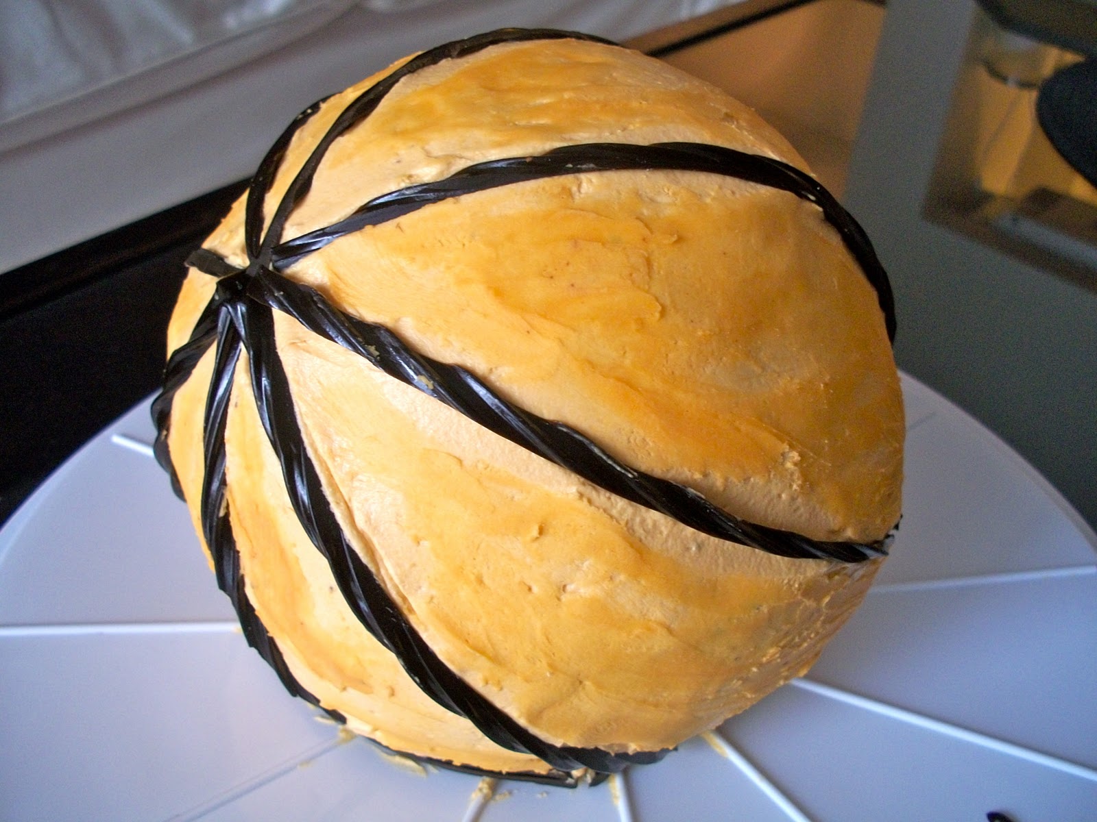 8 Photos of Homemade Basketball Cakes