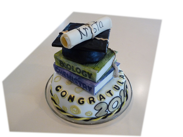 Biology Major Graduation Cake