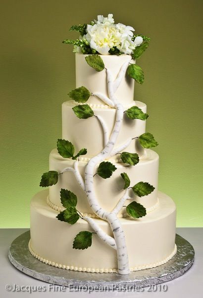 Birch Tree Wedding Cake