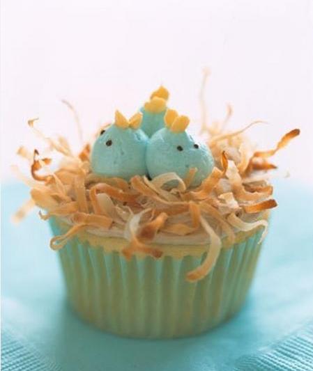 Birds Nest Cupcakes