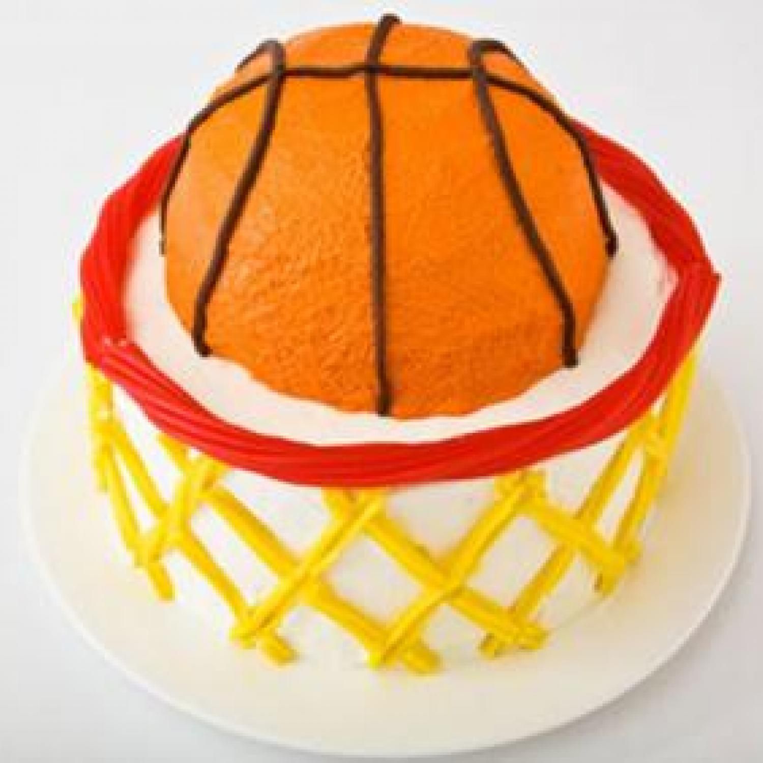 Birthday Cake Basketball Hoop