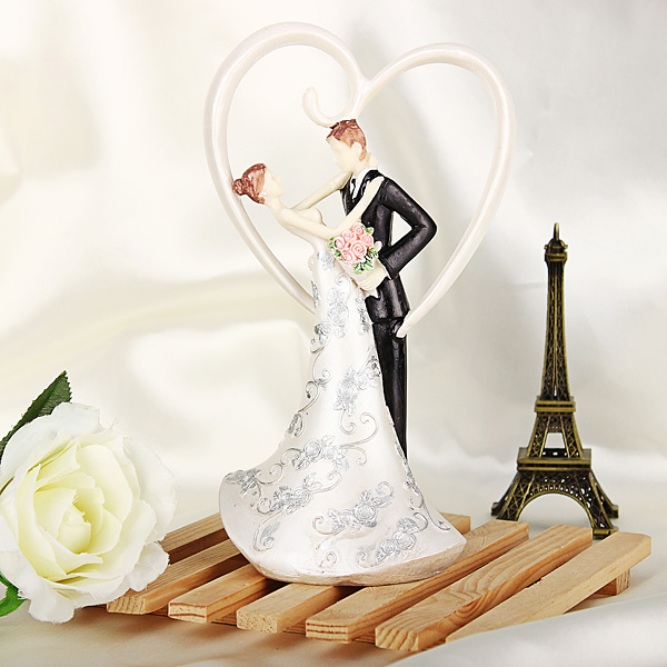 Bridegroom Design Resin Wedding Cake Decoration