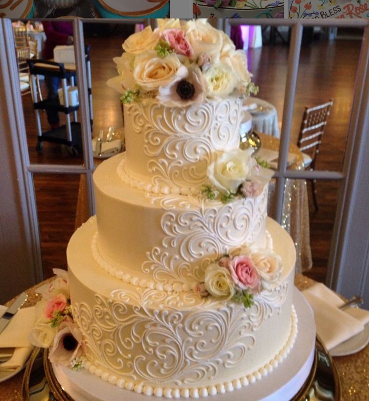 Buttercream Wedding Cake