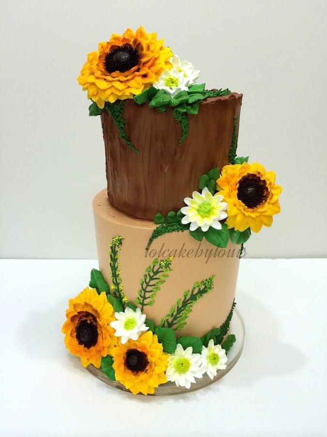 Cakes Buttercream Sunflowers