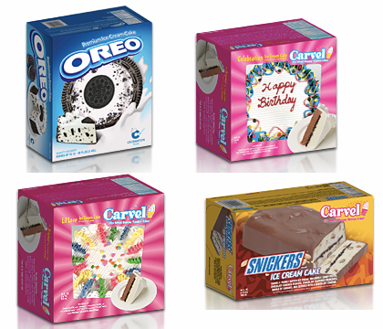 8 Photos of Carvel Ice Cream Individual Cakes