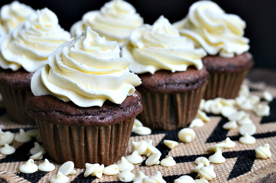 Chocolate Cupcakes with Cream Cheese Frosting