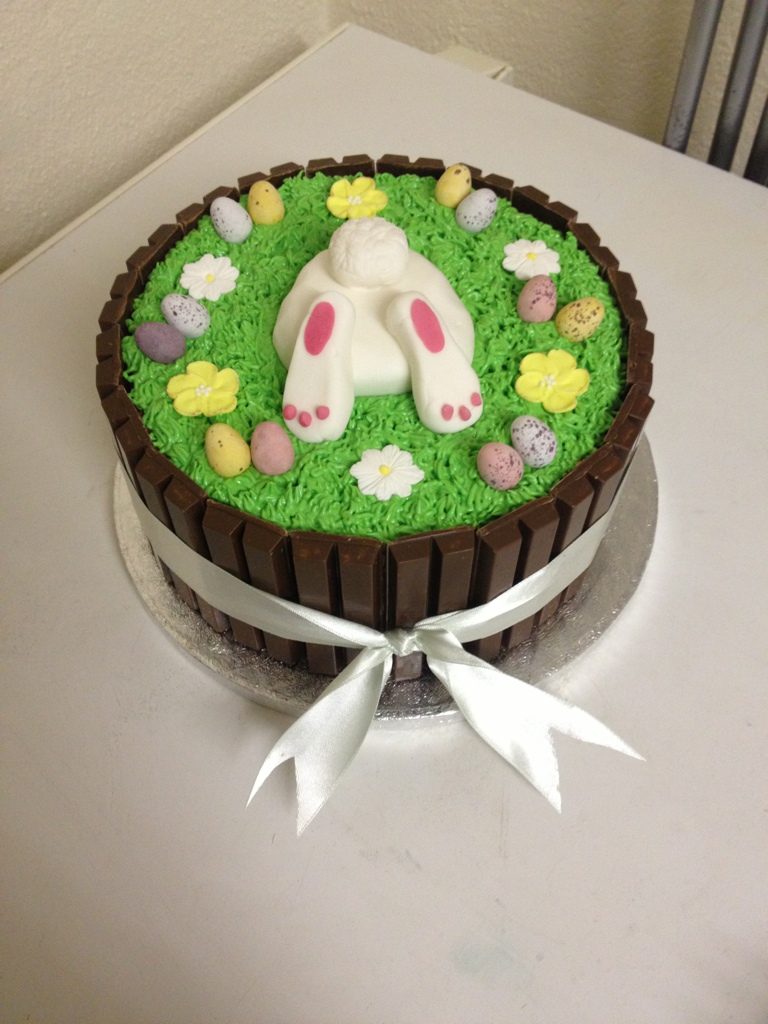 Chocolate Easter Bunny Cake