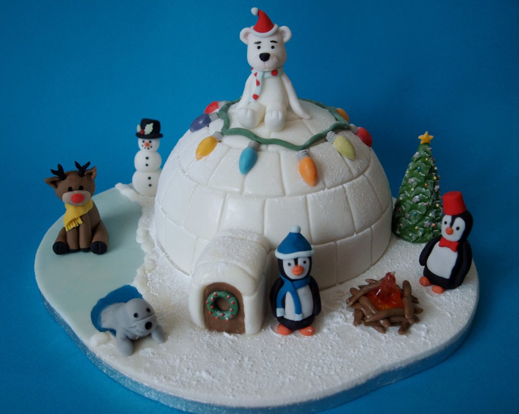 12 Photos of Christmas Cakes Igloo