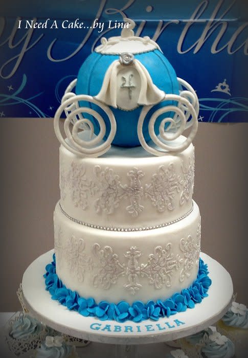 Cinderella Birthday Cake