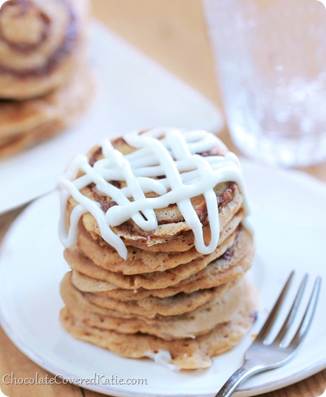 Cinnamon Roll Pancakes