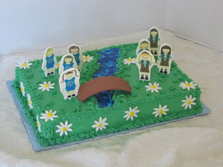 Daisy to Brownie Bridging Ceremony Cake