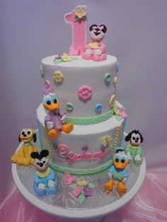 Disney Baby Boy First Birthday Cakes